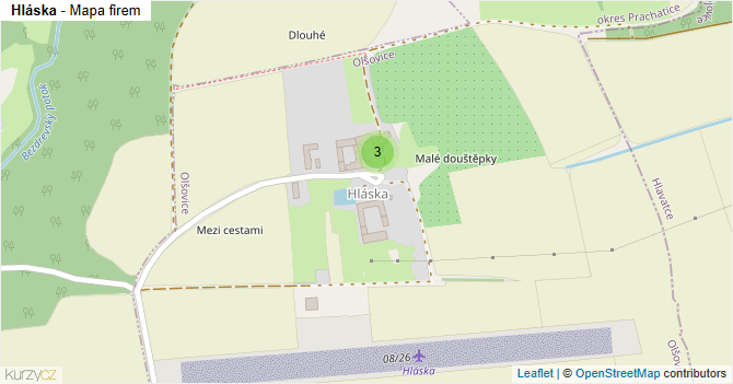 Hláska - mapa firem