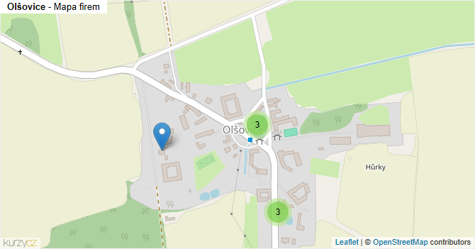 Olšovice - mapa firem