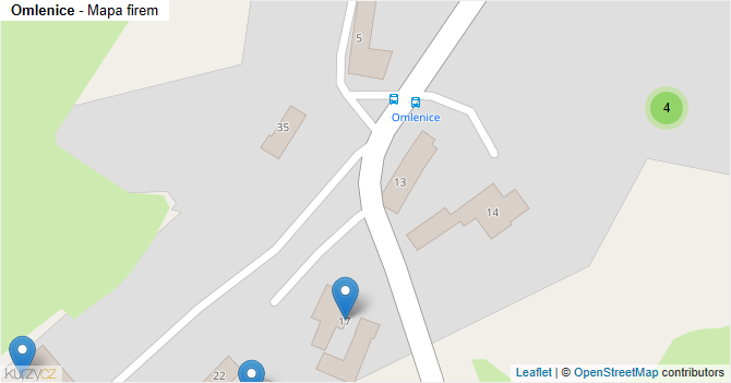 Omlenice - mapa firem