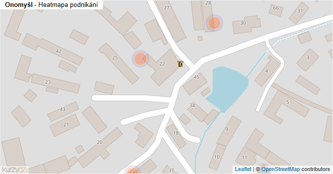 Onomyšl - mapa podnikání