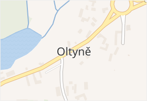 Oltyně v obci Opařany - mapa části obce