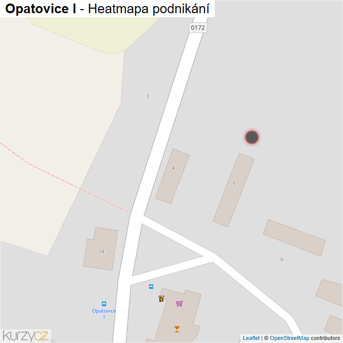 Mapa Opatovice I - Firmy v obci.