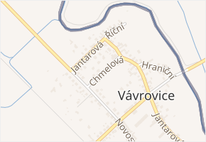 Chmelová v obci Opava - mapa ulice