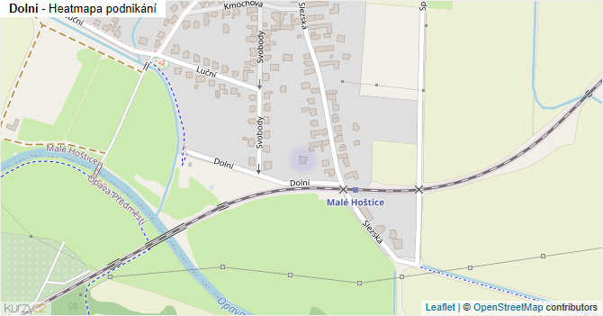 Dolní - mapa podnikání