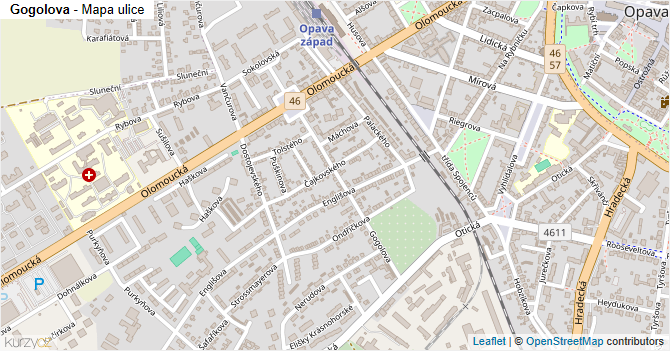 Gogolova - mapa ulice