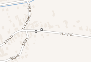 Hlavní v obci Opava - mapa ulice