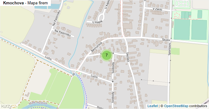 Kmochova - mapa firem