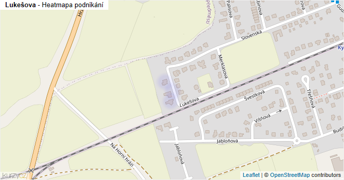 Lukešova - mapa podnikání