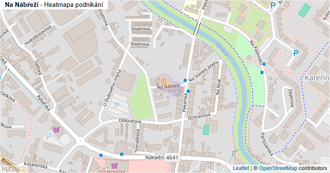 Na Nábřeží - mapa podnikání
