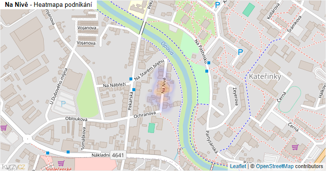 Na Nivě - mapa podnikání