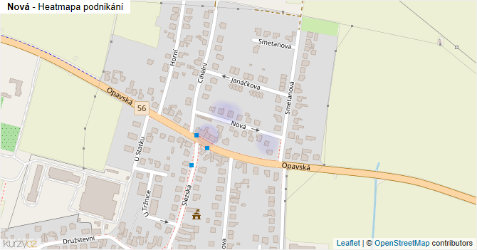 Nová - mapa podnikání