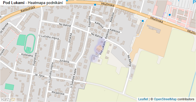 Pod Lukami - mapa podnikání