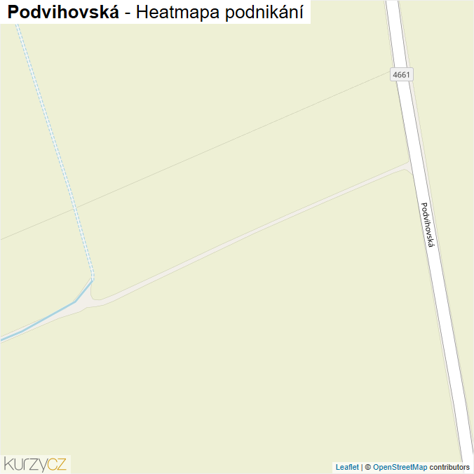 Mapa Podvihovská - Firmy v ulici.