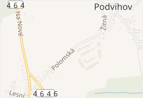Polomská v obci Opava - mapa ulice