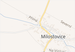 Praskovo náměstí v obci Opava - mapa ulice