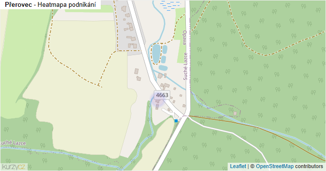 Přerovec - mapa podnikání