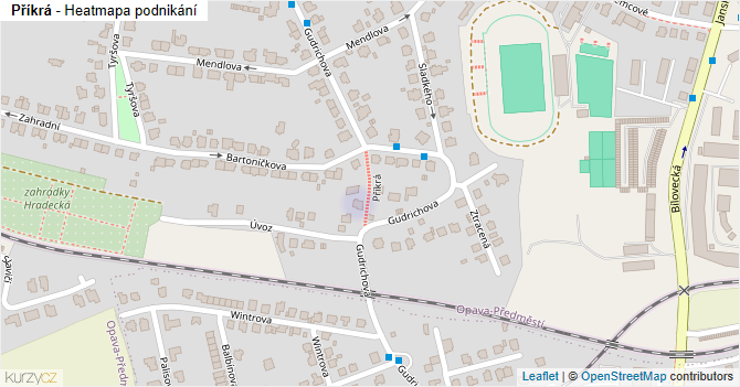 Příkrá - mapa podnikání