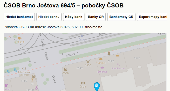 Raškova - mapa ulice