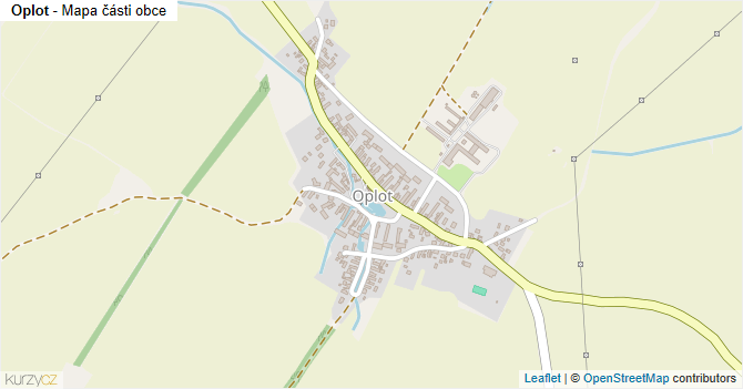 Oplot - mapa části obce