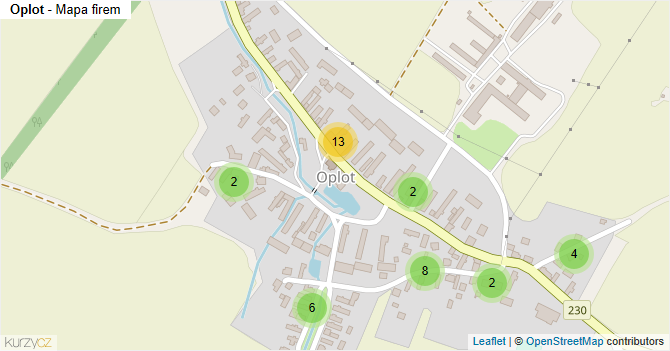 Oplot - mapa firem