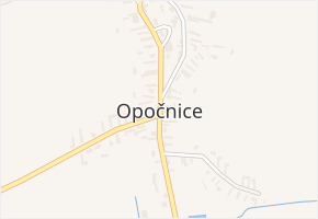 Opočnice v obci Opočnice - mapa části obce