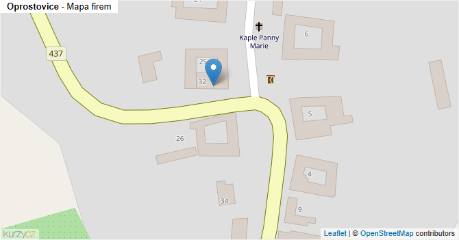 Oprostovice - mapa firem