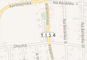 Husí Plácek v obci Ořech - mapa ulice