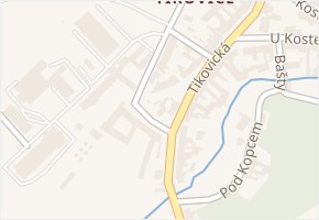 Tikovická v obci Ořechov - mapa ulice
