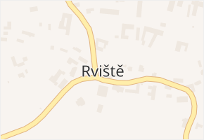 Rviště v obci Orlické Podhůří - mapa části obce