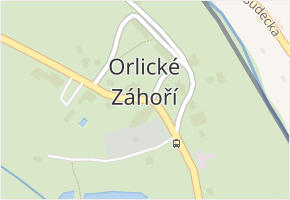 Orlické Záhoří v obci Orlické Záhoří - mapa části obce