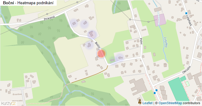 Boční - mapa podnikání