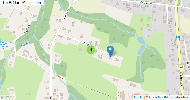 Do Vršku - mapa firem
