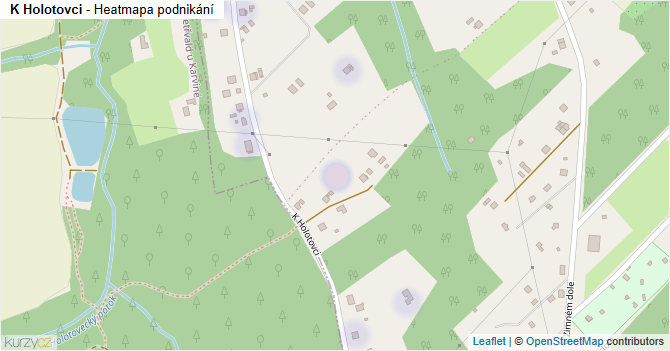 K Holotovci - mapa podnikání