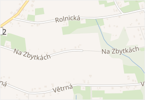 Na Zbytkách v obci Orlová - mapa ulice