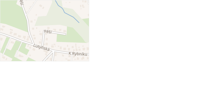 Pěší v obci Orlová - mapa ulice