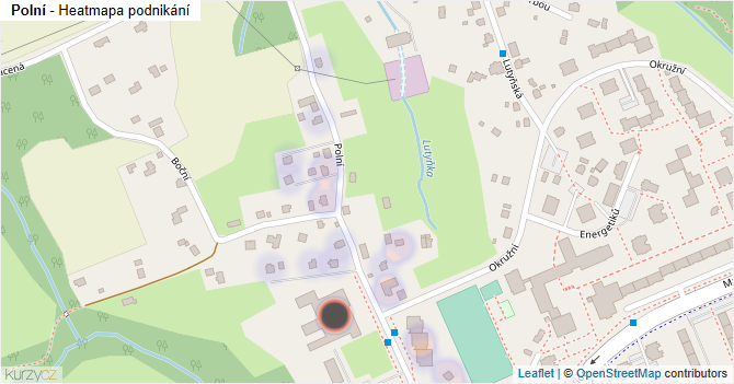 Polní - mapa podnikání