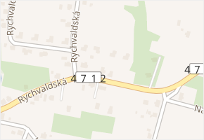 Rychvaldská v obci Orlová - mapa ulice
