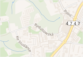 Rydultowská v obci Orlová - mapa ulice
