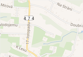 Šamalikuvka v obci Orlová - mapa ulice