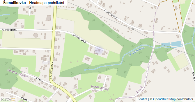Šamalikuvka - mapa podnikání