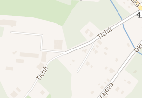 Tichá v obci Orlová - mapa ulice
