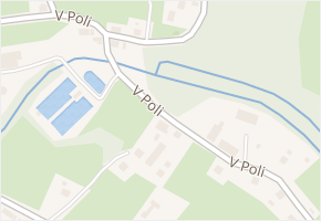 V Poli v obci Orlová - mapa ulice