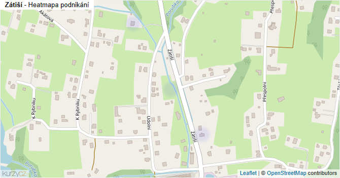 Zátiší - mapa podnikání