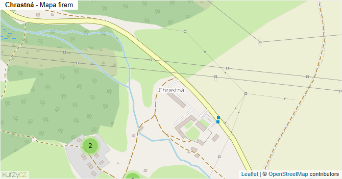 Chrastná - mapa firem