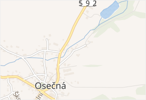 K Pramenům v obci Osečná - mapa ulice