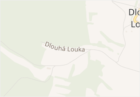 Dlouhá louka v obci Osek - mapa ulice