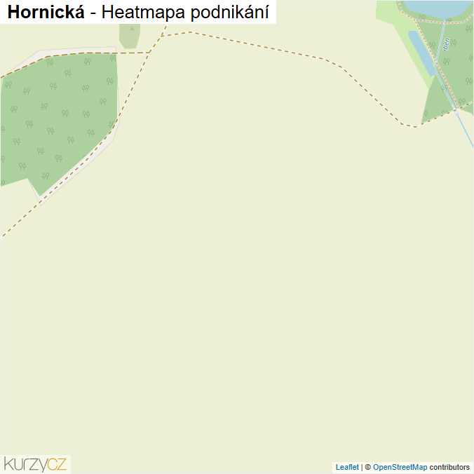 Mapa Hornická - Firmy v ulici.