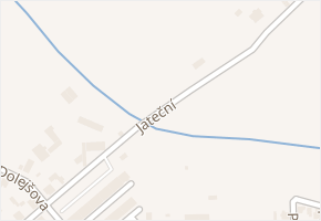 Jateční v obci Osek - mapa ulice