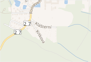 Klášterní v obci Osek - mapa ulice