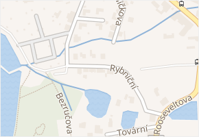 Rybniční v obci Osek - mapa ulice